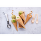 Gold Ice Cream Scooper with Lever – Stainless Steel