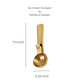 Gold Ice Cream Scooper with Lever – Stainless Steel