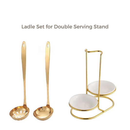 Serving Ladle & matching Slotted Ladle - Set of 2