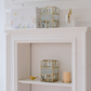 Handcrafted Glass Lantern and Candle Holder