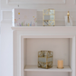 Handcrafted Glass Lantern and Candle Holder