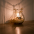 Hanging Tealight Candle Holder Lantern Urli | Gold | Glass Vase