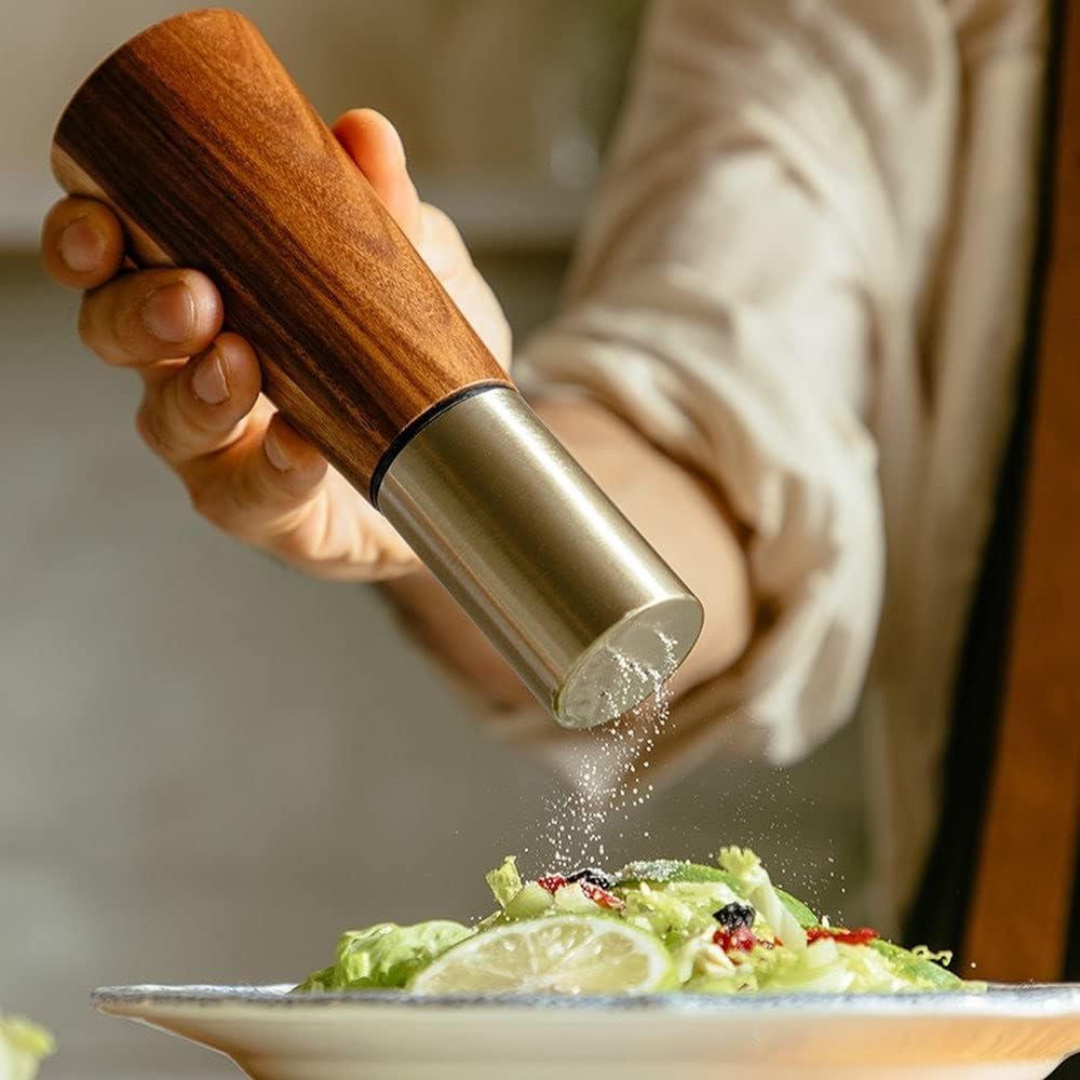 elegant salt and pepper grinder set for kitchen and dining