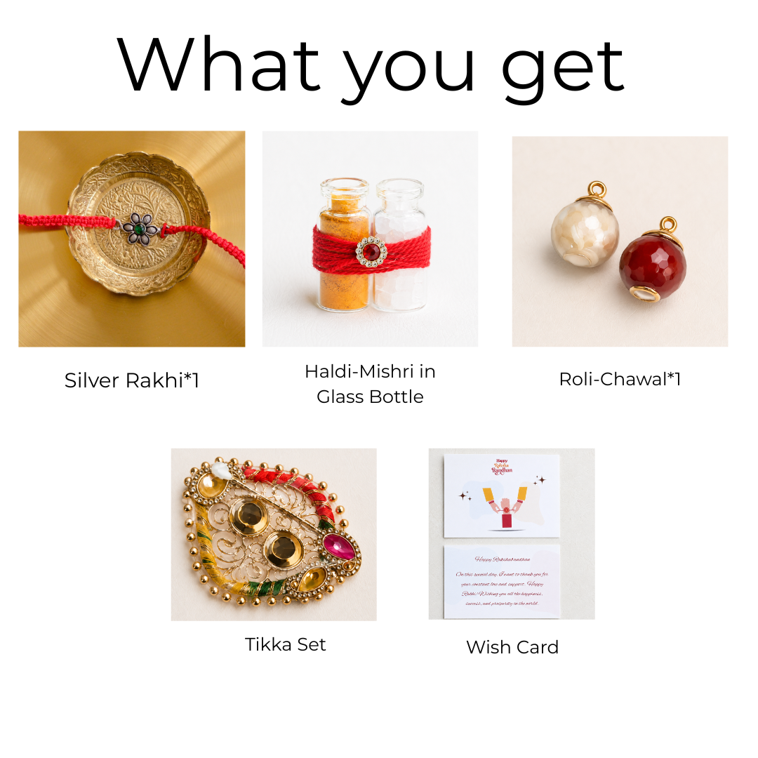Raksha Bandhan set with Pooja Accesories
