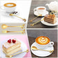 Elegant gold coffee spoons featuring artistic leaf design for everyday and festive dining