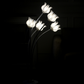 Floor Lamp | White Lotus with flexible stems | Warm Light | 5 Feet