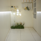 Floor Lamp | White Lotus with flexible stems | Warm Light | 5 Feet
