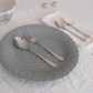 Set of 24 Classic Silver Cutlery Set | 304 SS