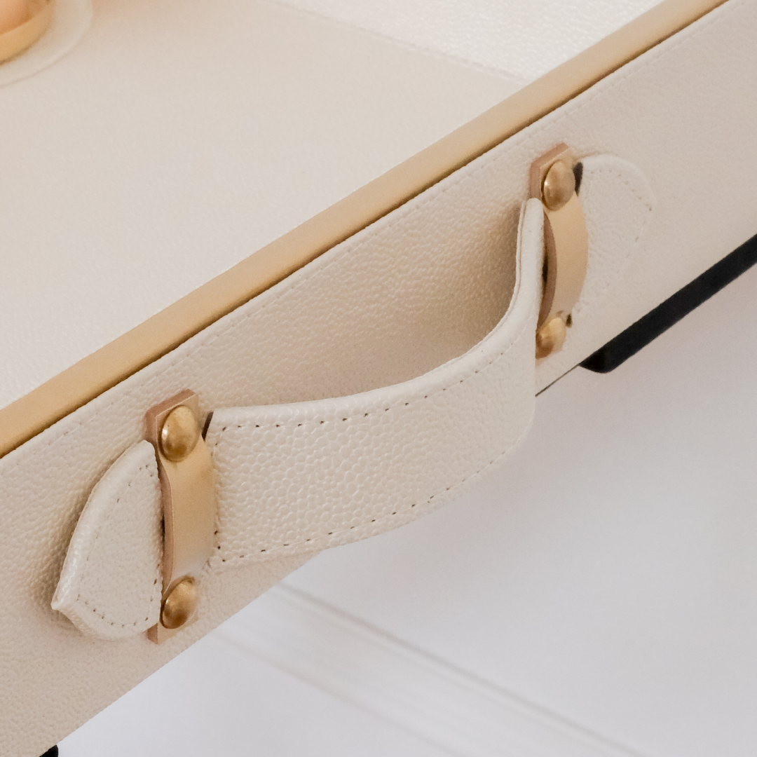 Stylish foldable serving tray table for living room, bedroom and home décor