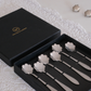 Floral dessert spoons for corporate gifting