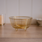 Premium gold metal fruit basket for kitchen and dining