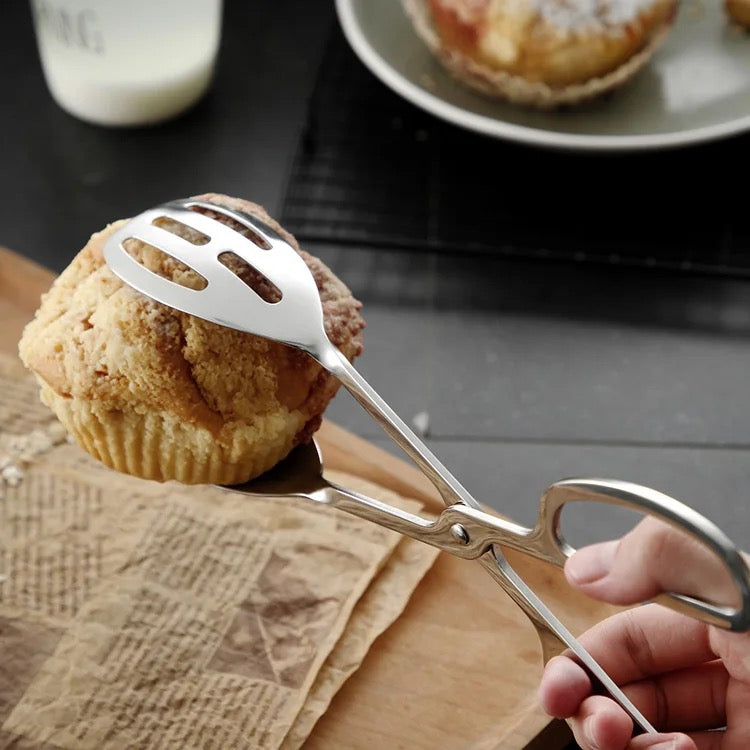 Bread and pastry serving tongs perfect for gifting bakers and home chefs