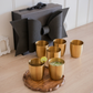 Large size set of 6 glasses with giftbox