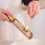 Meatball & Cheese Ball Shaping Spatula – Gold & Silver | Luxury U-Shaped Dough Dropper Tool