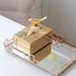 Designer tissue holder for coffee table and living room styling