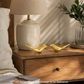 Decorative metal bird sculptures for tabletop styling