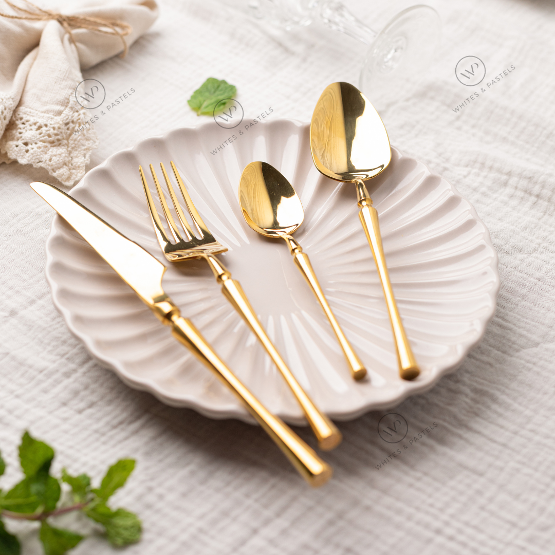 Luxury Dining Cutlery - Gold