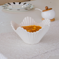 White ceramic serve-ware for curries