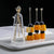 Penguin-Shaped Borosilicate Glass Vase & Cocktail Pick Holder