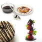 Luxury stainless steel drizzle spoon for food styling – gold finish
