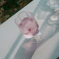 Premium Ribbed Glass Set with Stem – Whites & Pastels