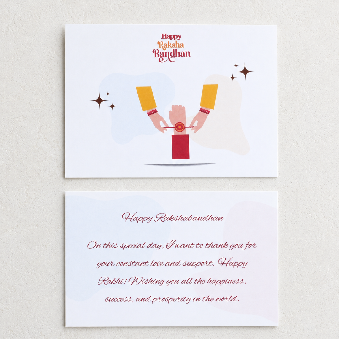 Wish Card Raksha Bandhan