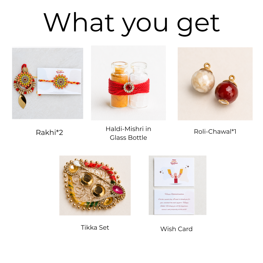 Raksha Bandhan set with Pooja Accesories