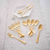 Gold Spoon and Fork | Set  of 12 | Set of 24 | 304 Stainless Steel