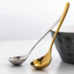 Gold Serving Spoon Ladle Stainless Steel