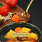 Serving Ladle & matching Slotted Ladle - Set of 2 - Gold & Silver