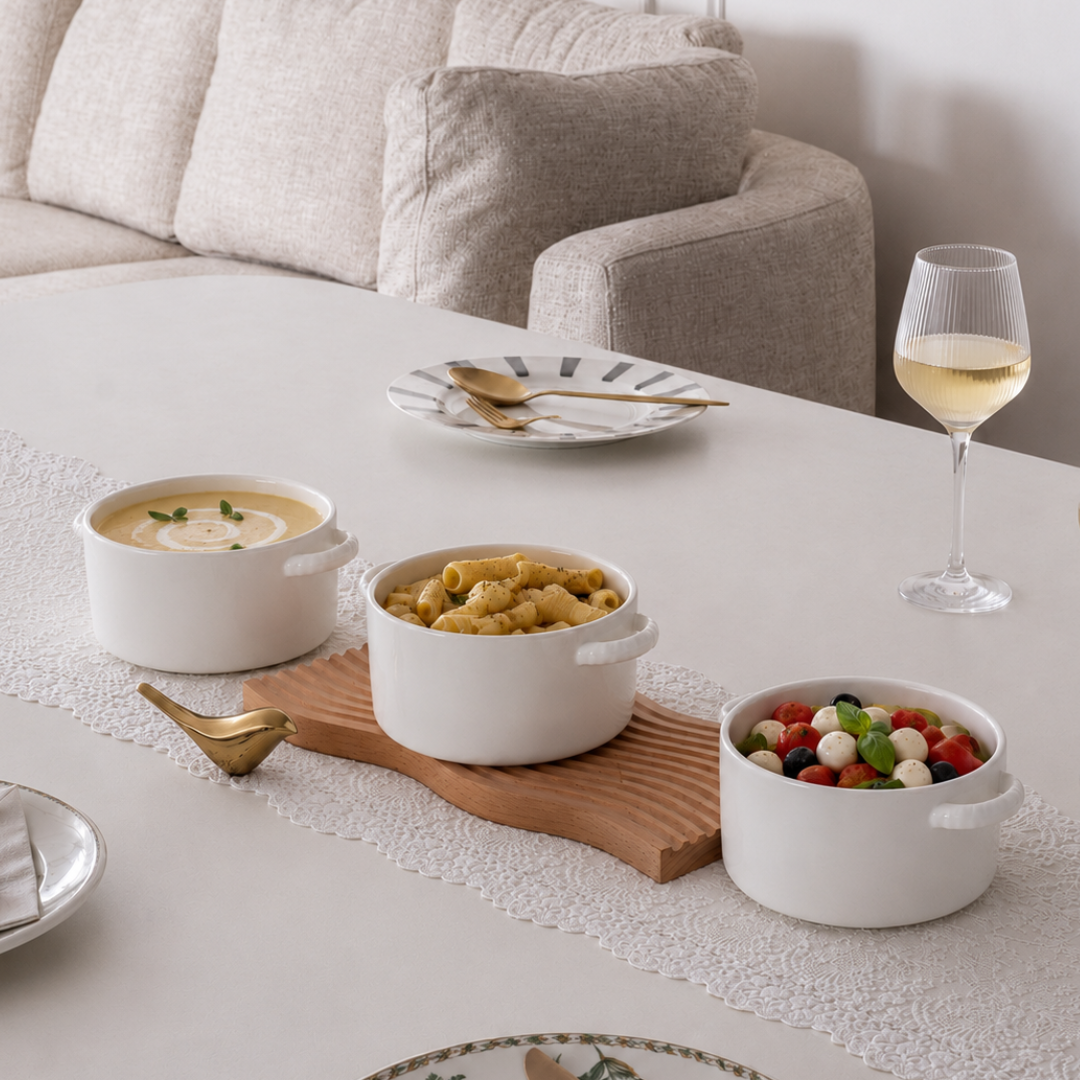 Premium ceramic serving pot for everyday meals and special occasions
Decorative Ceramic Serving Pot	Beautiful white ceramic c