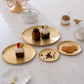 Gold Steel Plates - 4 sizes