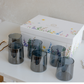 Set of 6 Black Glass Tumblers – Luxury Gift Box