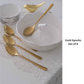 Set of 6 Spork | Spoon plus Fork | Stainless Steel | Gold | Silver