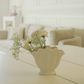 Luxury ceramic vase collection with seashell design