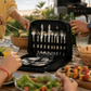 Luxury reusable tableware set for outdoor dining and gifting