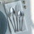 Luxury Cutlery Set of 30 | Matte Finish | Silver Stainless Steel