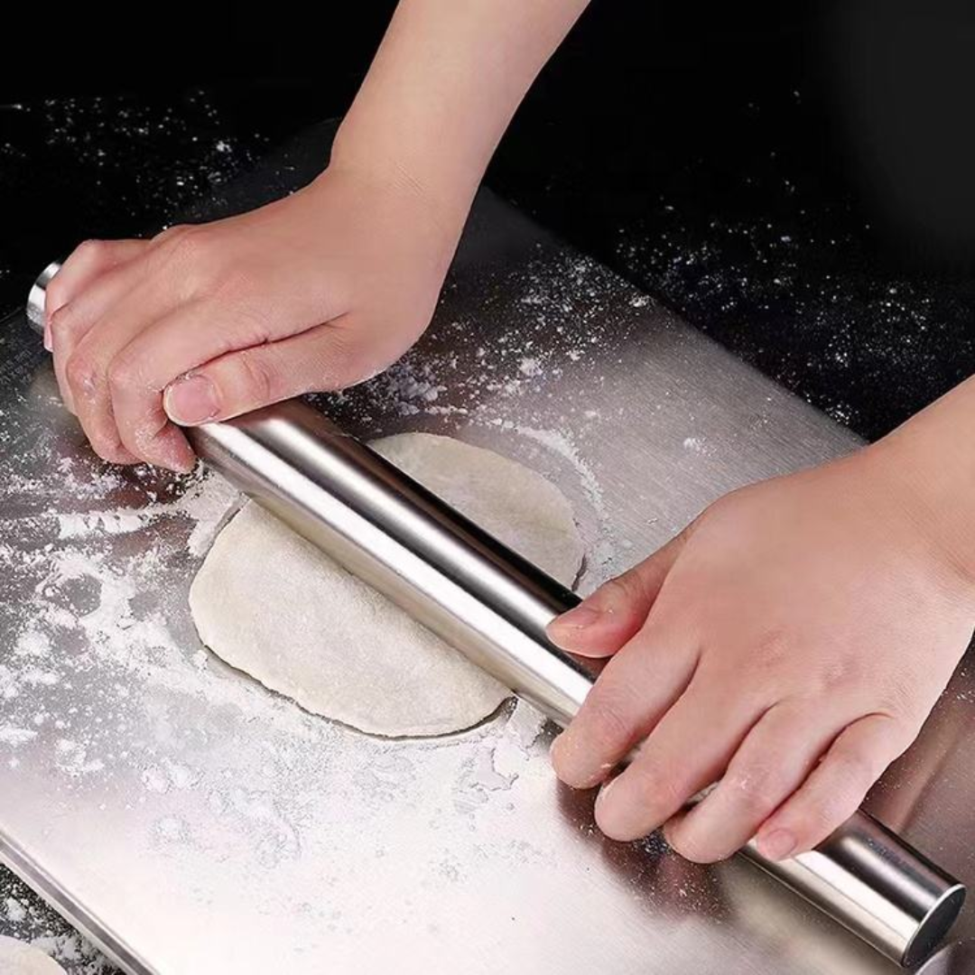 Gold Rolling Pin | Stainless Steel Belan