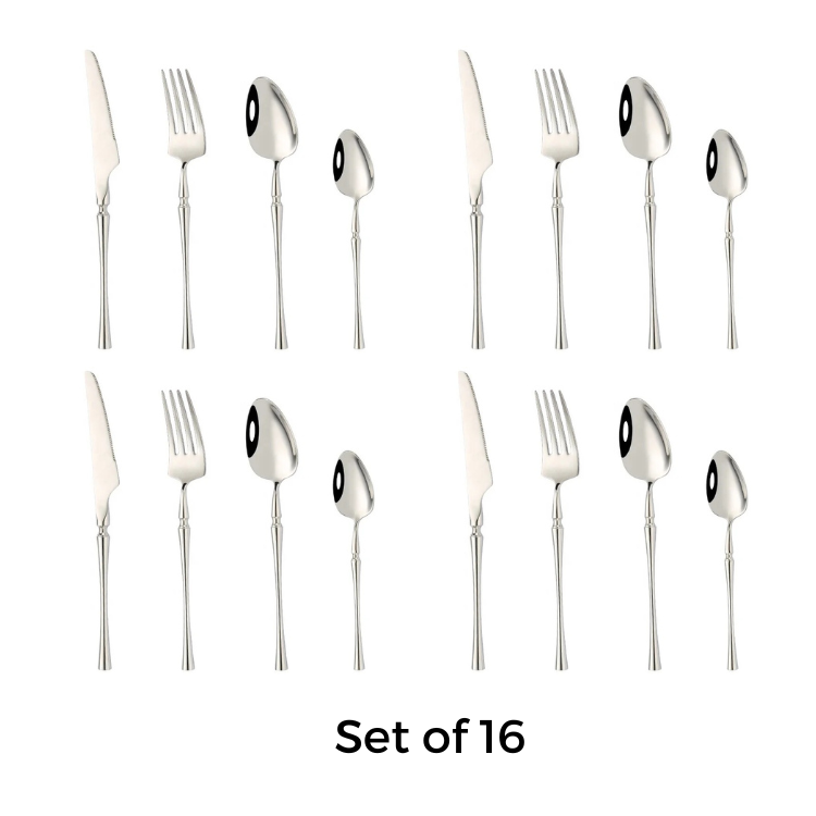 Luxury Dining Cutlery - Silver