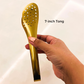Small Serving Tongs – Luxury Stainless Steel - Gold & Silver