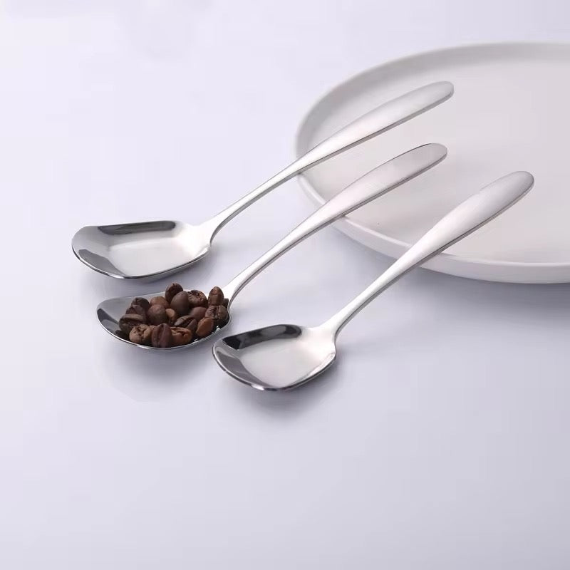 Set of 3 Small Serving Spoons - Gold & Silver option - 304 Stainless Steel (Photo 14)