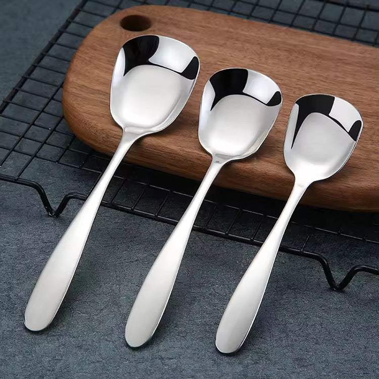 Set of 3 Small Serving Spoons - Gold & Silver option - 304 Stainless Steel (Photo 12)