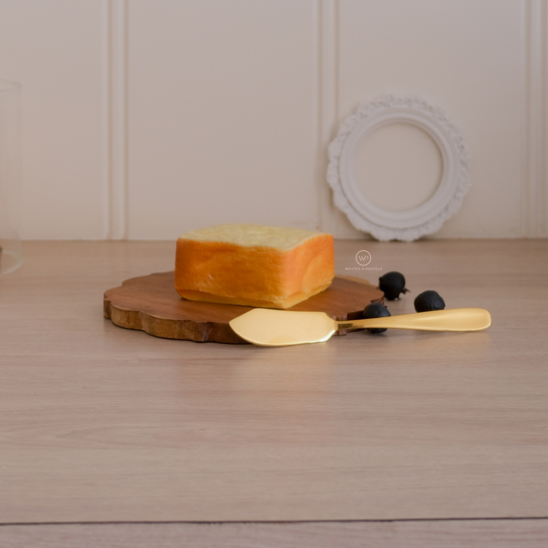 Small wooden platter for serving cheese, butter, dips and snacks