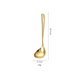 Gold Ladle for Gravy & Dal - 20 cm - Stainless Steel Serving Spoon Kadchi