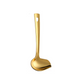 Luxury Gold Soup Ladle with Spout – 304 Stainless Steel