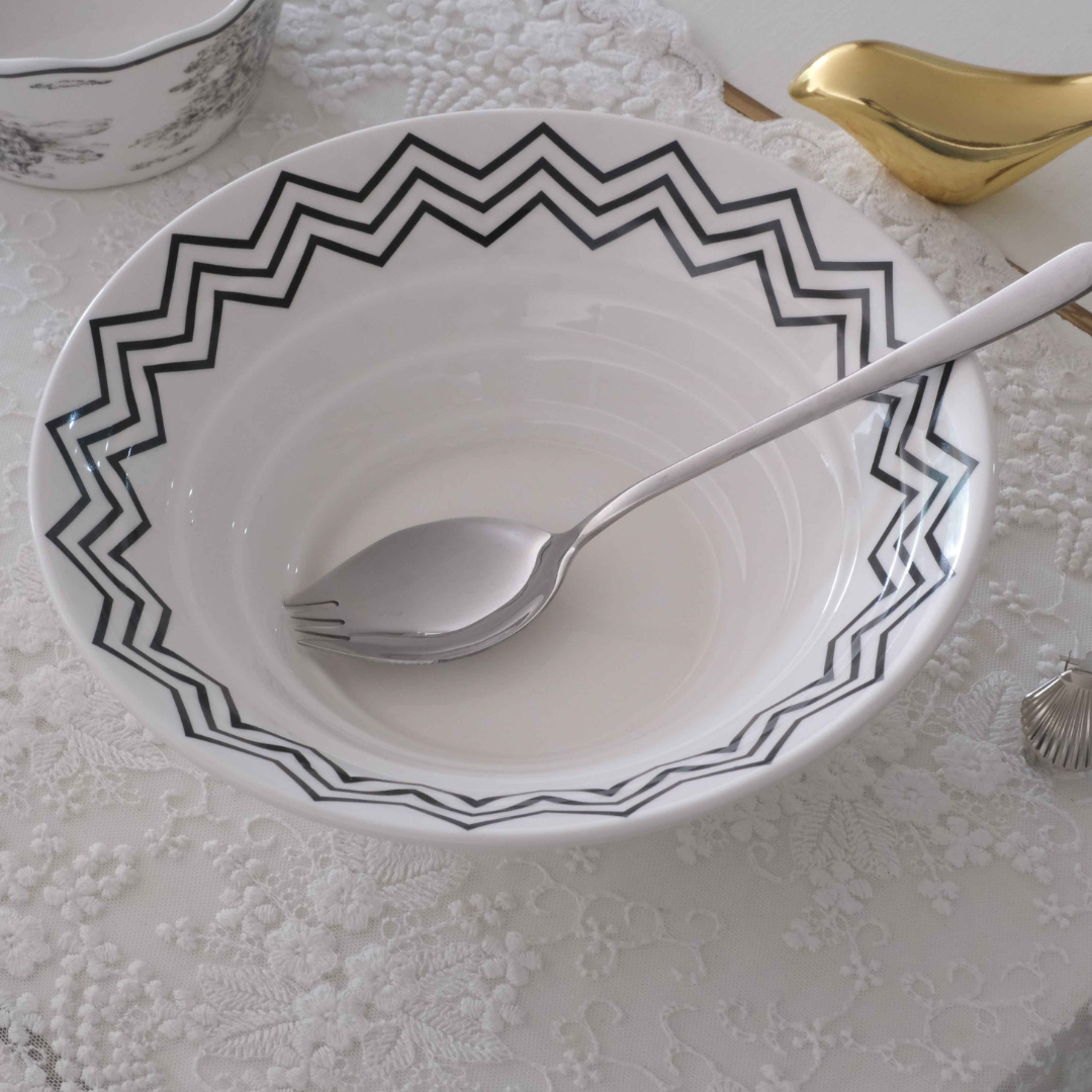 Elegant stainless steel Silver cutlery ideal for home dining and luxury table décor.