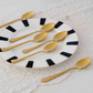 Dinner and Snack Plates - Black & White - 8 inch & 10 inch