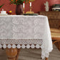 Dining Tablecover for 6 and 8 Seater- European Embroidery & Patch Work - Table Cover
