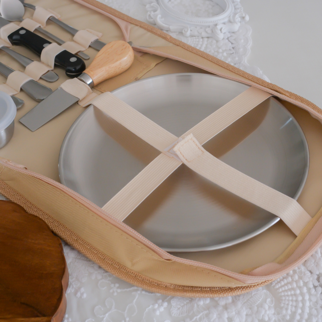 Cutlery Set in Travel Bag for Office Picnic | 1 person