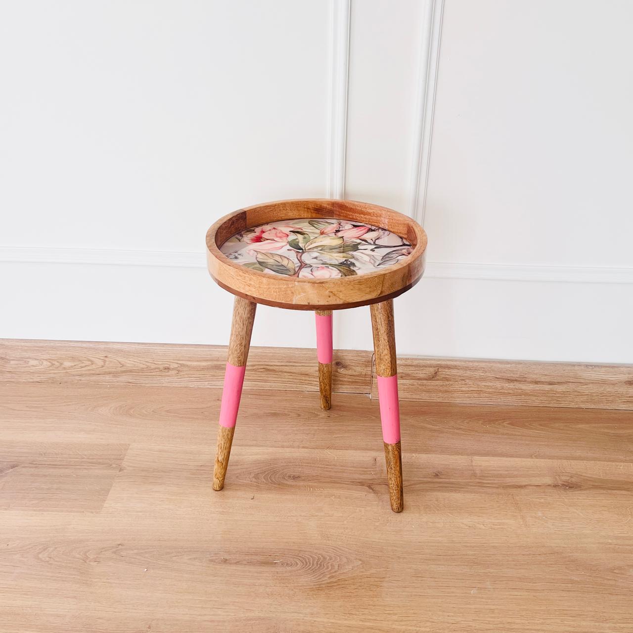 Wooden Tray with foldable legs